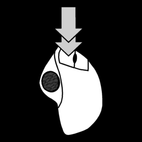 double-click / trackball: double-click
